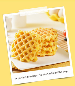 Deliciosas Waffles Rellenas de Queso: Recién Horneadas, Centro Cremoso, una Sensación Revolucionaria para el Desayuno y el Merienda para los Amantes de la Comida Global - Product Image 2