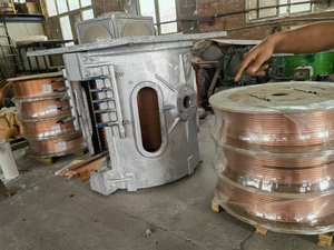 Calentador de inducción digital de alta calidad, 250Kg, 500Kg, 1 tonelada, 2 toneladas, 3 toneladas, 5 toneladas, horno de fusión por inducción de aluminio y hierro fundido de acero - Product Image 3