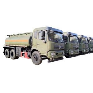 รถบรรทุกน้ำมันดีเซลแบบติดตั้งถังน้ำมัน Dongfeng 6x4 ขนาด 15000 ลิตร สำหรับงานเหมือง ก่อสร้าง และอุตสาหกรรม - Product Image 1