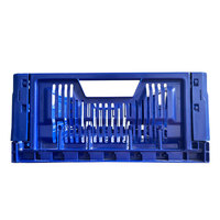 Caisse pliable compacte 600*400*235mm – Fournisseur d'usine – Bac de transport ventilé en plastique pour fruits et légumes