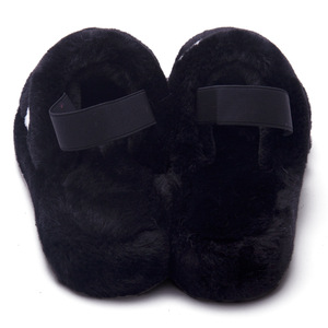 2023 pantofole aperte soffici <span class=keywords><strong>con</strong></span> plateau personalizzato <span class=keywords><strong>con</strong></span> cinturini elastici scarpe invernali antiscivolo calde e sfocate per la casa nuove pantofole - Product Image 5