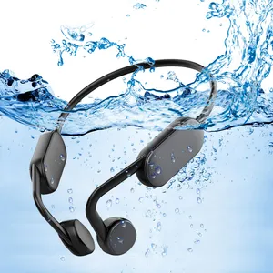新款游泳骨传导无线麦克风耳塞开耳耳机Ipx8骨传导耳机