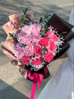 Chaque amour nouveau produit préservé Rose fleur éternelle mignonne petite fille dans une boîte en acrylique pour cadeau décor à la maison