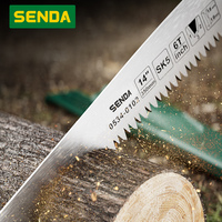Scie à élaguer manuelle professionnelle de qualité industrielle avec lame remplaçable en acier allié SK5 pour l'élagage des arbres en extérieur