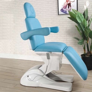 Sedia da letto per il viso di bellezza elettrica in stile di lusso sedia da letto di bellezza in bianco e nero ZY-2035 - Product Image 3