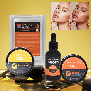 Gel autobronzant naturel avec gouttes bronzantes pour le visage et le corps Formule de bronzage rapide hydratant sans soleil - Product Image 5