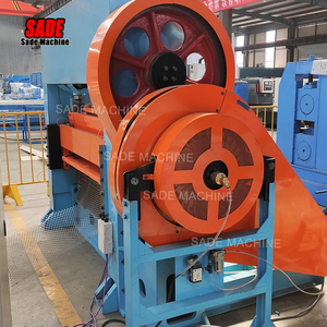 Máquina Expansora de Malla Metálica Totalmente Automática de Alta Velocidad <span class=keywords><strong>SADE</strong></span> JQ25-25, Motor de 22kw, Capacidad de 280-320/min, Bomba PLC, Engranaje y Rodamiento - Product Image 5