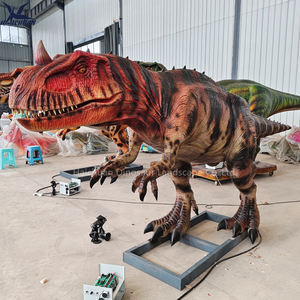 Modelo de Dinosaurio <span class=keywords><strong>Ceratosaurus</strong></span> Animatrónico con Certificación CE/RoHS, Textura de Piel Hiperrealista, Estatua de Dinosaurio de Tamaño Real para Museo - Product Image 3