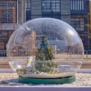Globe de neige gonflable de bulle de neige de bulle de taille humaine pour la décoration