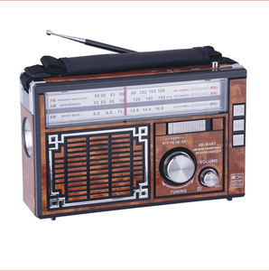 Radio AM/FM Multibanda Solar Retro XB-398U-S con Batería de 1800mAh, Ranura USB/MP3/TF y Altavoz Integrado para Exteriores - Product Image 3