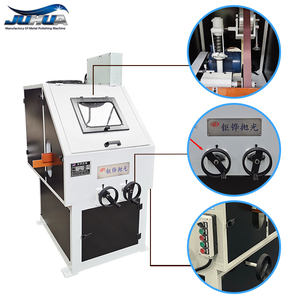 Mesin Poles, Penghalus, dan Penggiling Pipa Bulat JUHUA, Mesin Pengamplas Sabuk Otomatis untuk Permukaan Logam Batang Bulat - Product Image 4