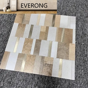 Autocollant de sol en PVC auto-adhésif de luxe Carrelage de mosaïque en marbre imperméable à peler et à coller - Product Image 3