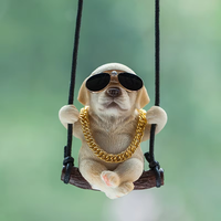 Pendentif de voiture pour chien mignon très populaire, pendentif intérieur de voiture, pendentif de voiture DIY petit chiot mignon pour rétroviseur