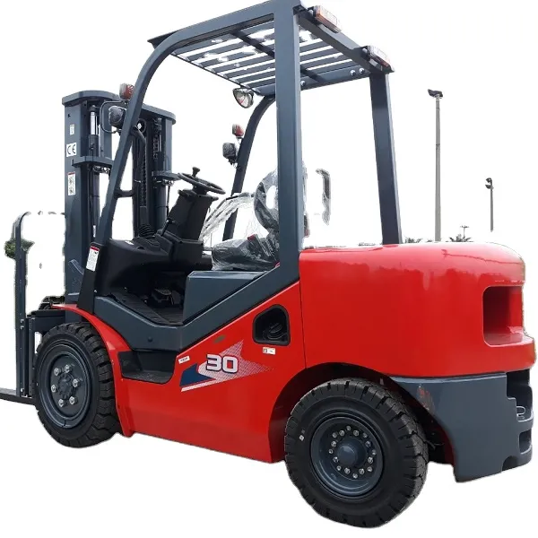 Carrello elevatore Diesel 3.5Ton CPCD35 del macchinario di logistica di alta qualità con altezza di elevazione di 4m nell'uzbekistan