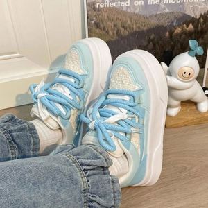 Baskets blanches Maillard Sweet Niche, chaussures de ville à semelle épaisse tendance Printemps 2026, chaussures décontractées polyvalentes pour femmes - Product Image 4