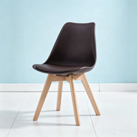 Chaises de restaurant au design minimaliste, ergonomiques, en plastique PP, pour usage commercial, domestique, loisirs, salons de thé, écoles, maisons d'hôtes