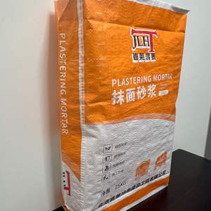 Sacs tissés par pp carrés durables du fond avec la conception unique pour l'expédition de mortier de gypse de <span class=keywords><strong>ciment</strong></span> - Product Image 1
