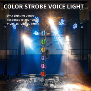 <span class=keywords><strong>Stroboscope</strong></span> à Effet Pleine Couleur RVB Lumière d'Ambiance LED Contrôle IP33 Réflecteurs Ra90 Éclairage de Fond KTV Stand Bar <span class=keywords><strong>DMX</strong></span> - Product Image 2