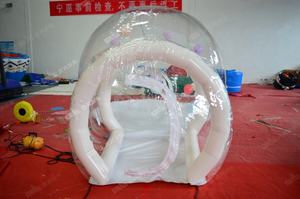 Tente gonflable occultante pour maison à bulles, extérieur et jardin, bâche transparente de luxe pour dôme d'igloo avec ballon - Product Image 6