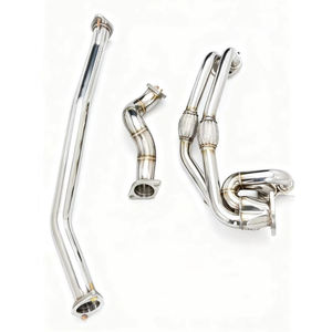 ग्रा86 2.4l 2020-2024 स्टेनलेस स्टील 1.5 मिमी दर्पण पॉलिश समान लंबाई वाले निकास कई कई s-पाइप ओफ - Product Image 6