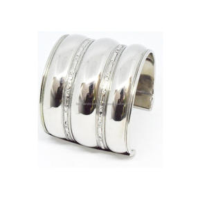 2024 Rustic Brass <b>Cuffs</b> for the Christmas Women Clothing Winter Brass Embossed Jewelry Shiny Rose african brass Bangle Jewelry - Product Image 6