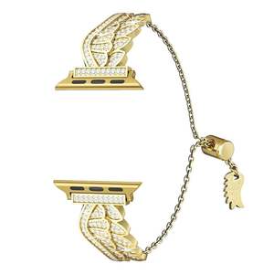Bracelet en alliage de diamant tendance pour Apple Watch Series 1-9 Ultra 49mm SE 44mm 42mm - Product Image 5