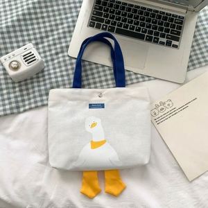 Custom <b>Printed</b> Cotton Daily Tote Bag for Women Striped Reusable Grocery Shopping with Pocket Beach Bag - Product Image 3