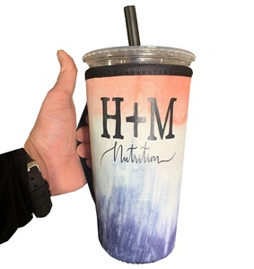 Manicotto in Neoprene Riutilizzabile per Tazza da Caffè Freddo, 32oz, Mantiene le Bevande Fredde e le Mani Asciutte - Product Image 1
