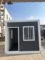Contenedor Prefabricado de 20 Pies de Ensamblaje Rápido, Casa Pequeña Desmontable, Contenedor Plegable para Uso en Hoteles, Cabaña para Jardín, Estudio de Jardín de Nivel Básico