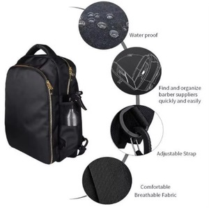 Free Sample Barber <b>Backpack</b> with Barber Brush, Water Proof Barber <b>bag</b> ,Barber Accessories of Professional Hair Cutting <b>Tools</b> - Product Image 3