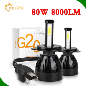 Guangzhou ricambi auto h7 ha condotto la <span class=keywords><strong>lampadina</strong></span> h4 led ad alta basso fascio 55w 5500lm 48w 40w H11 6000k auto ha condotto il faro - Product Image 4