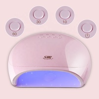 Kit de démarrage pour ongles en gel SML, lampe UV LED SML, vernis à ongles en gel assortis, fournitures de manucure, kit complet pour nail art à domicile, coffret cadeau