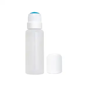 1 Ons 2 Oz 30Ml 50Ml Pembersih Stempel Remas Plastik Spons Bulu Cukur Botol Aplikator dengan Tutup Sekrup