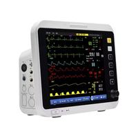 Moniteur patient multi-paramètres BLUEWORTH VM12 pour chien, chat, cheval, écran LCD 12 pouces, double alarme, imprimante intégrée, certifié CE