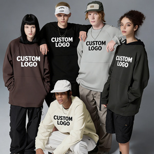 เสื้อสเวตเชิ้ตคุณภาพสูงสั่งทำโลโก้ได้ ทรงโอเวอร์ไซส์ ไหล่ตก ผ้าฝ้าย 100% สำหรับฤดูใบไม้ร่วง ไซส์พลัส  แบบเปล่า สำหรับงานพิมพ์ลายด้วยความร้อน ODM - Product Image 1