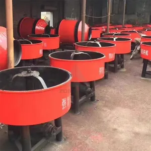 Chinese Products Mobile JW350/750/1000 Concrete Mixer Electric Power Flat Mouth Cement Concrete Pan Mixer