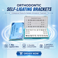 ROTH/MBT 0.022 métal manuel dentaire orthodontique auto-ligature supports accolades ensemble 20 pièces/boîte