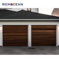 Plexiglas Fenêtre Portes de Garage Look Isolé Aluminium Bois Chinois Acier Inoxydable Alliage d'Aluminium Résistant à l'Eau Polymère