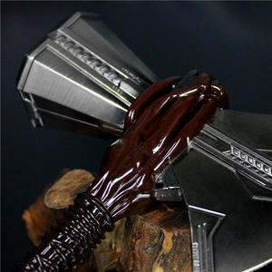 Martillo <span class=keywords><strong>de</strong></span> <span class=keywords><strong>Thor</strong></span> para Cosplay, juguete <span class=keywords><strong>de</strong></span> Metal chapado en aleación <span class=keywords><strong>de</strong></span> Zinc, decoración <span class=keywords><strong>de</strong></span> vacaciones, regalo promocional, modelo <span class=keywords><strong>de</strong></span> 31cm - Product Image 3