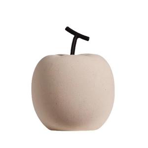 Ornement de fruits artificiels en céramique nordique avec logo personnalisé, pommes et poires, décoration de bureau à domicile - Product Image 3