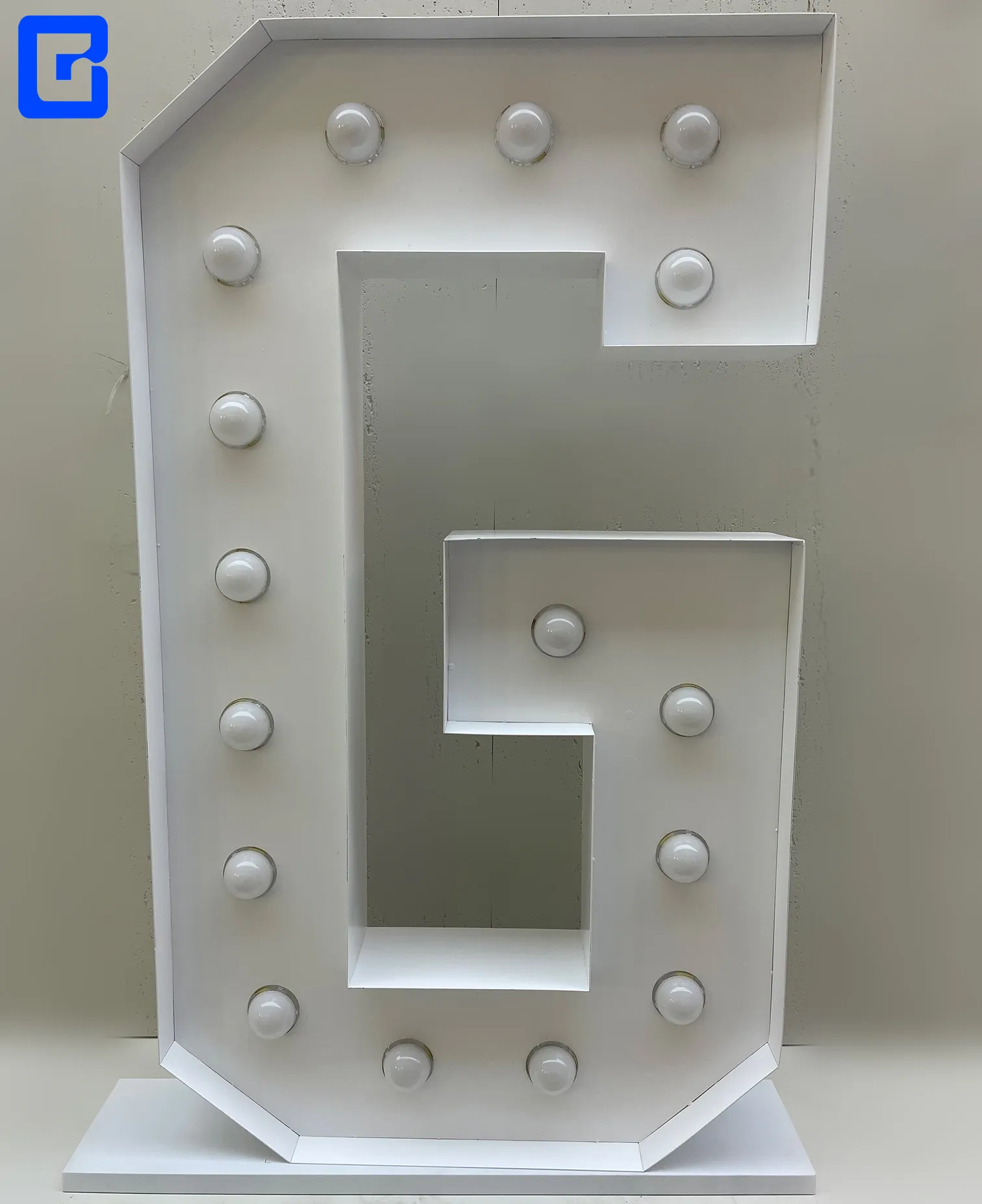 Letras de letreiro com lâmpadas LED 3D personalizadas de fábrica