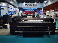 Printer UV 3D, mesin lukisan tekstur 3D, Printer hibrida karakter 3D, timbul Inkjet, kecepatan tinggi