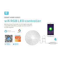 Rétro-éclairage Led Tuya bande lumineuse Led intelligente RGB dc 12v 5050 étanche synchronisation de la musique et commande vocale par application Wifi 5m Kit de bande lumineuse Led