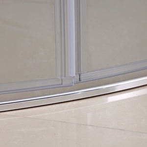 Tùy Chỉnh Arc Trượt Kéo Xử Lý Glass Tắm Màn Hình Phòng Cửa Cabin Tủ Bao Vây Phòng Tắm Cho 6Mm Tempered Rõ Ràng - Product Image 3