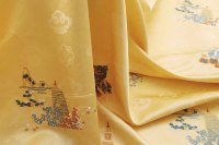 Tissu de broderie jacquard coeur enduit de PVC pour sacs pour cadeaux de Saint-Valentin