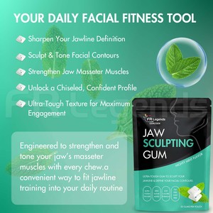OEM ODM Gommes à mâcher pour hommes, soutien de la mâchoire, fitness facial, renforcement et définition <span class=keywords><strong>du</strong></span> <span class=keywords><strong>visage</strong></span> - Product Image 2