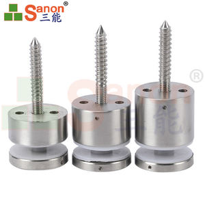 Balaustrada de vidrio SANON, accesorio para escalera, espaciador de vidrio, separador de acero inoxidable montado en la pared sólido - Product Image 2