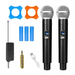 Microphone dynamique professionnel portable pour karaoké chanteur avec  câble 3 m Jack 6,3 mm câble détachable pour karaoké