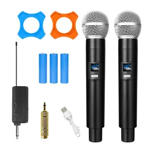 Ktv-micrófono inalámbrico para escenario, sistema de Audio de mano profesional, dinámico, para cantar y Karaoke