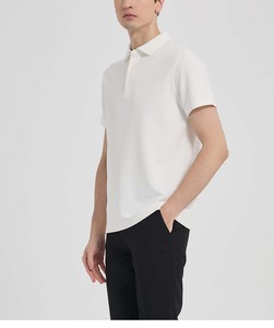 Camiseta Polo para <span class=keywords><strong>Hombre</strong></span> Yiyi de 260g, Premium, Mezcla de Modal, Sin Costuras, Prensada en Caliente, Modelo Windsor, Agradable al Tacto y Transpirable, Manga Corta - Product Image 2